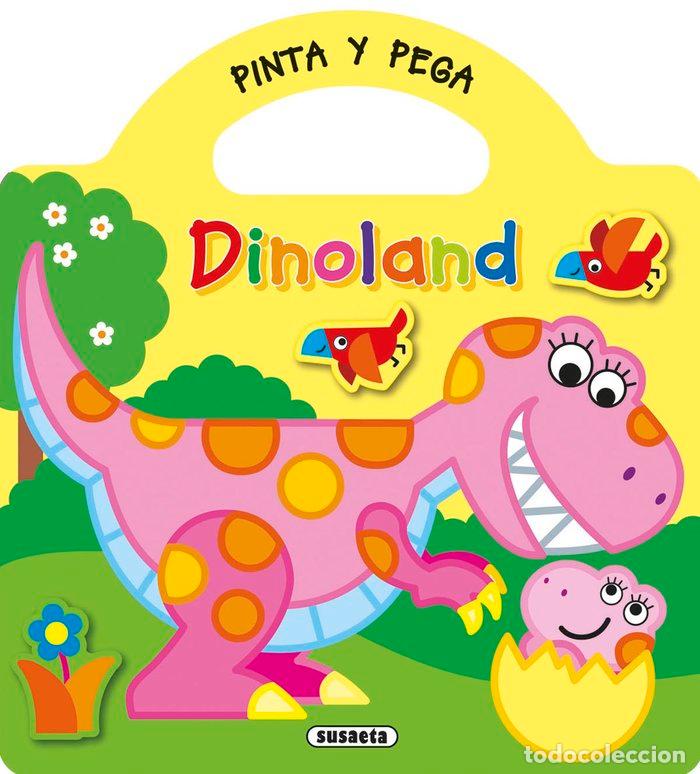 B&uuml;cher: PINTA Y PEGA DINOLAND 4 - BUSQUETS, JORDI