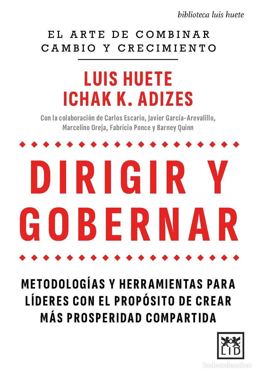 Libros: DIRIGIR Y GOBERNAR - HUETE, LUIS