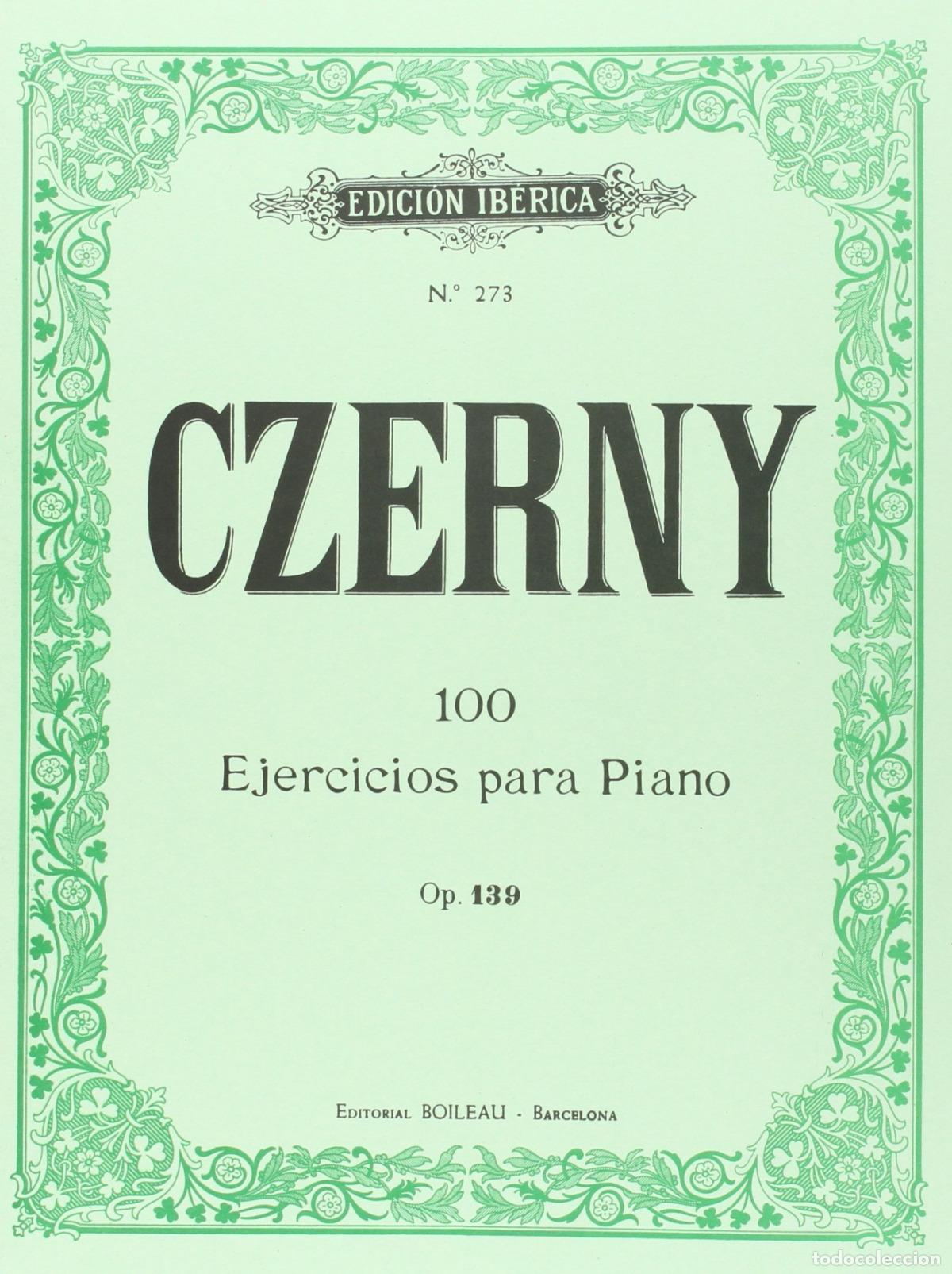 books: 100 EJERCICIOS OP.139 - Czerny, Karl