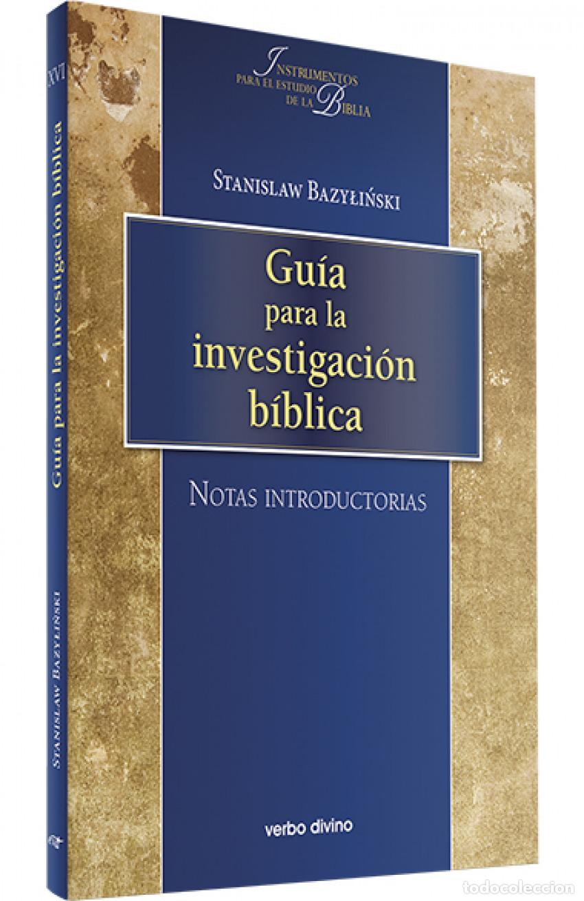 Libri: GUIA INVESTIGACION BIBLICA - Bazylinski, Stanislaw