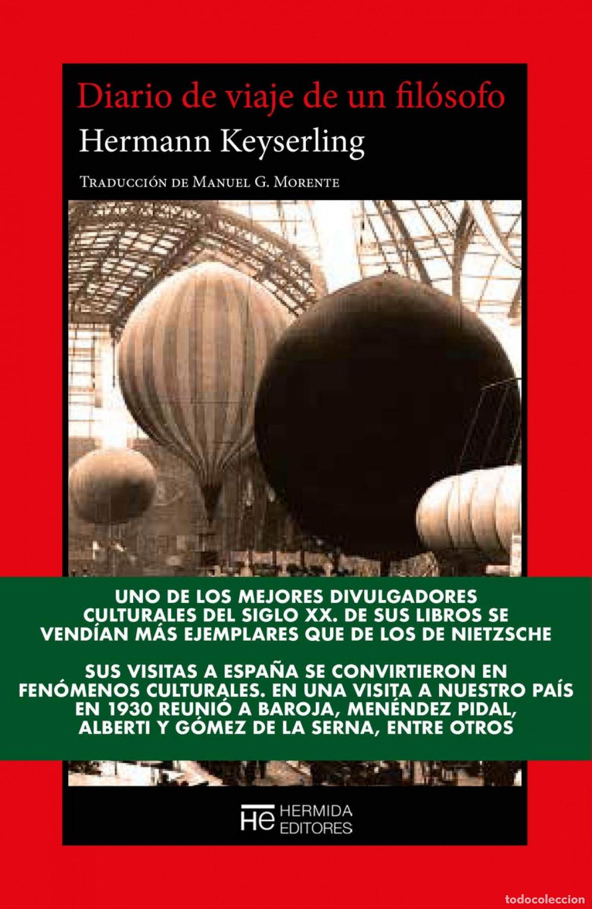 Libros: DIARIO DE VIAJE DE UN FIL&Oacute;SOFO - Keyserling Hermann