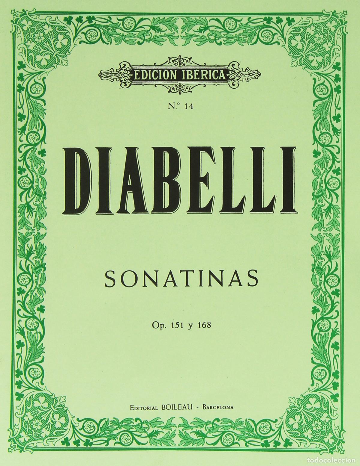 Libros: 11 SONATINAS OP.151-168 - Diabelli, Antonio