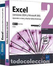 Libros: EXCEL VERSIONES 2024 Y MICROSOFT 365 PACK APRENDER A CREAR - AA.VV