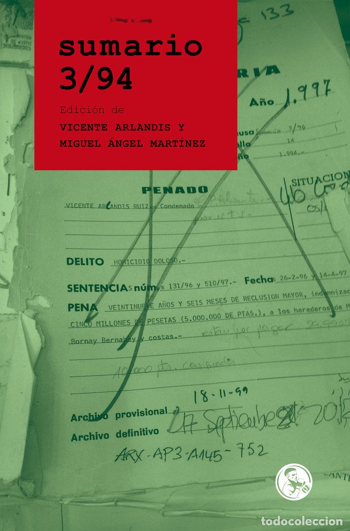 Livros: SUMARIO 3/94 - VICENTE ARLANDIS Y MIGUEL ANGEL MARTINEZ