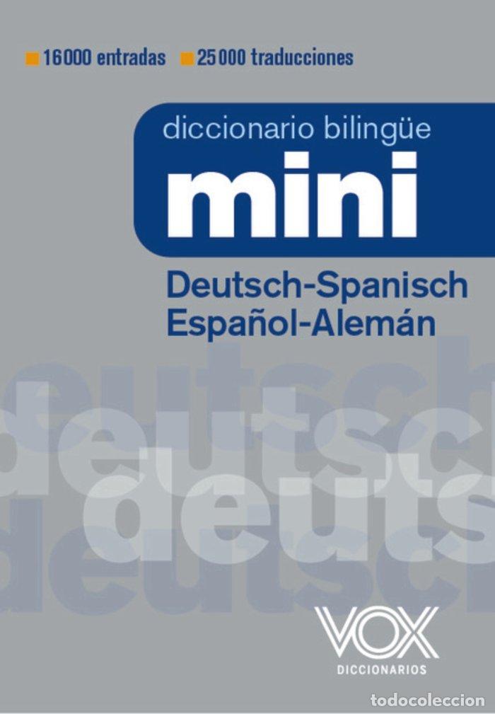 Libros: DICCIONARIO MINI DEUTSCH SPANISCH ESPA&Ntilde;OL ALEMAN - VOX EDITORIAL