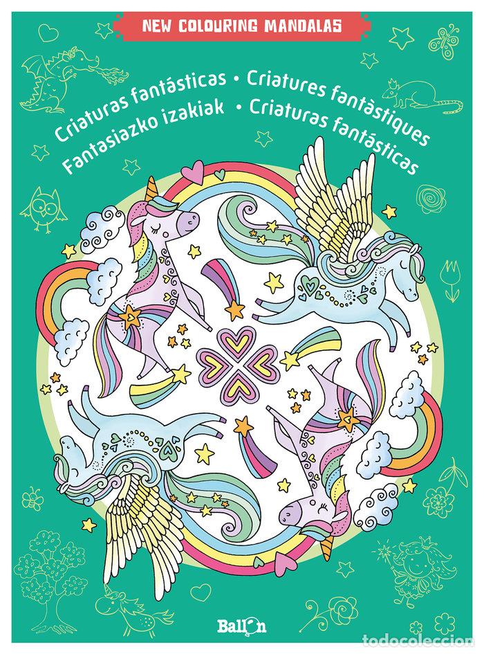 Livros: NEW COLOURING MANDALAS CRIATURAS FANTASTIC - AA.VV.