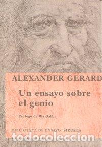 Livros: UN ENSAYO SOBRE EL GENIO BEM-67 - GERARD, ALEXANDER