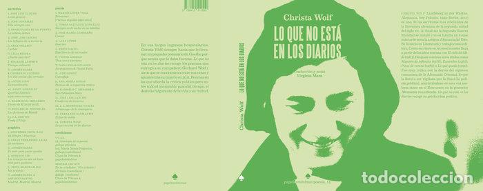Libri: LO QUE NO ESTA EN LOS DIARIOS - WOLF, CHRISTA