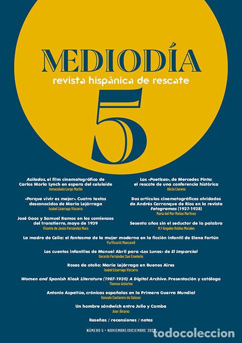 Libri: MEDIODIA REVISTA HISPANICA DE RESCATE 5 - AA.VV