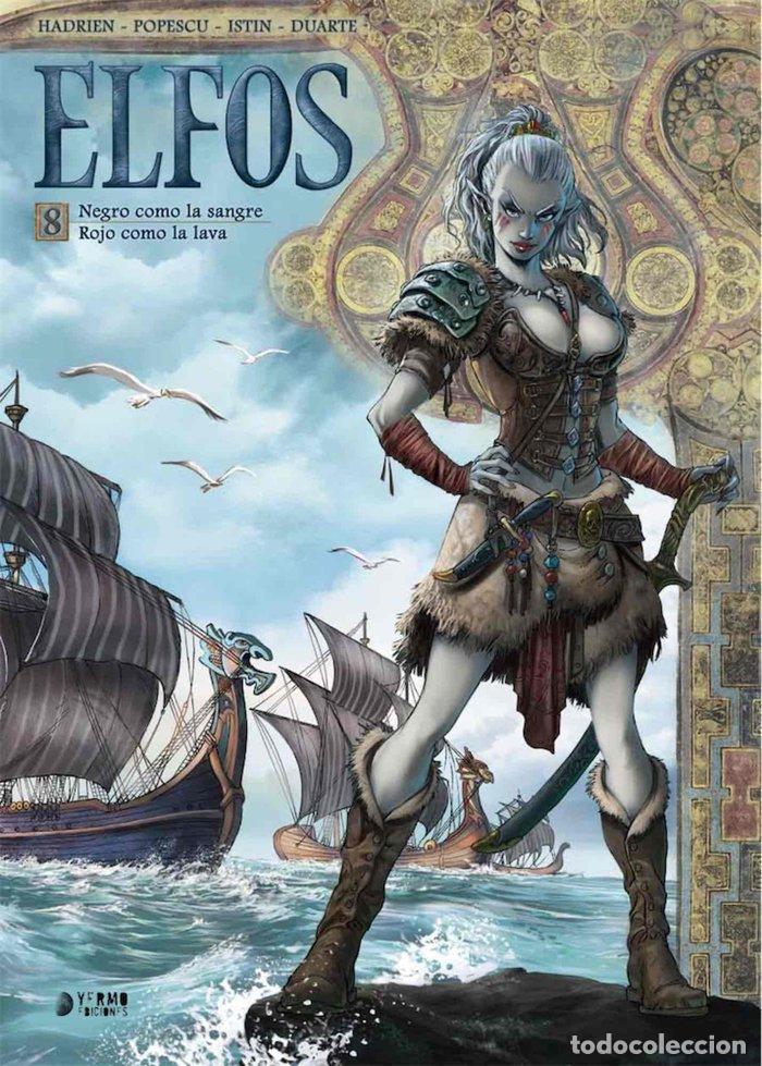 Libri: ELFOS 8 NEGRO COMO LA SANGRE ROJO COMO LA LAVA - DUARTE, KYKO