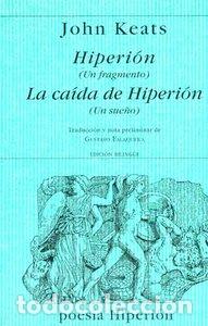books: HIPERION, LA CAIDA DE HIPERION - KEATS, JOHN
