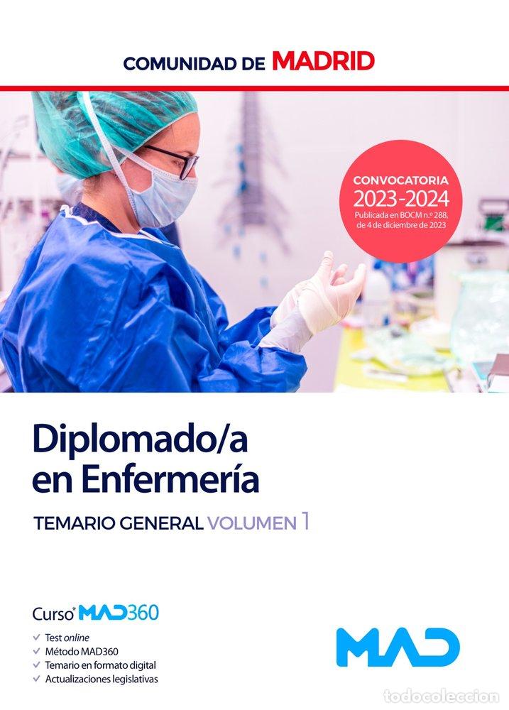 Libros: DIPLOMADO ENFERMERIA TEMARIO GENERAL VOLUMEN 1 MADRID - AA.VV
