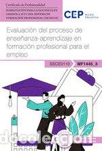 Libros: MANUAL EVALUACION DEL PROCESO DE ENSE?ANZA APRENDIZAJE EN FORMACION PR - CEP EDITORIAL