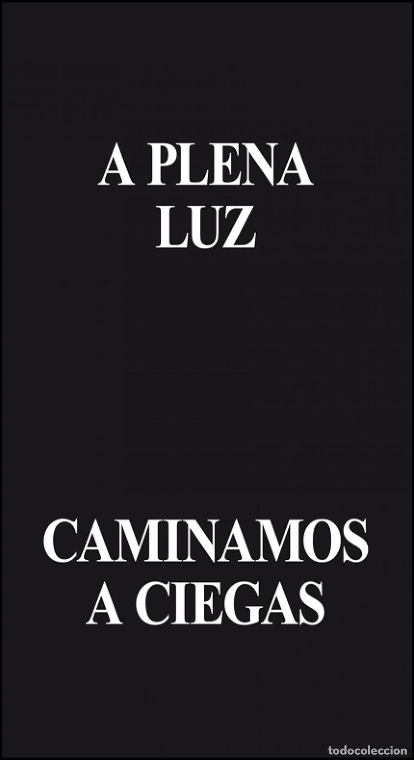 Libros: A PLENA LUZ CAMINAMOS A CIEGAS - AA.VV.
