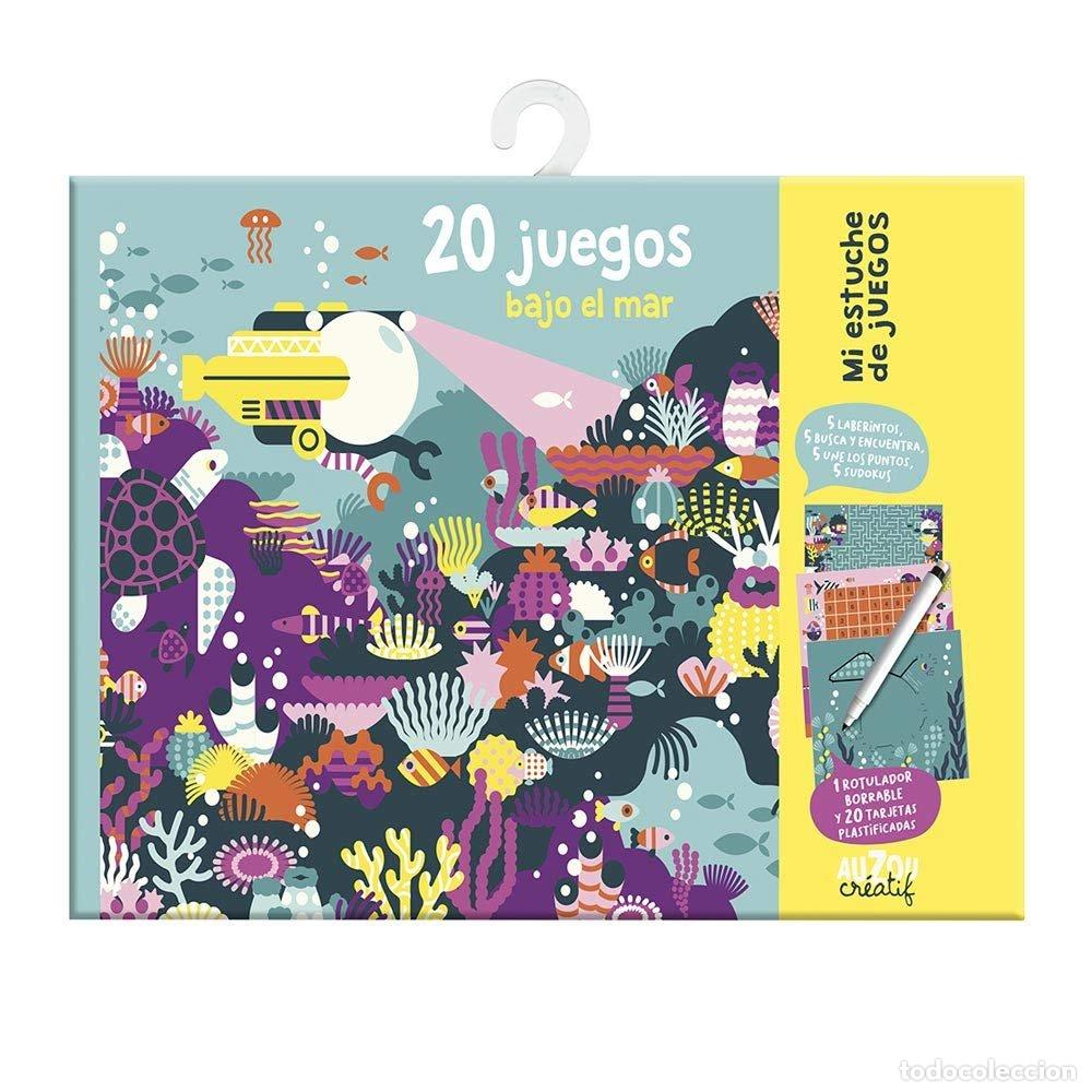 books: MI ESTUCHE DE JUEGOS 20 JUEGOS BAJO EL MA - LOULOU & TUMMIE