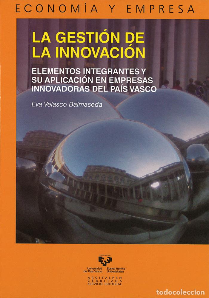 books: GESTION DE LA INNOVACION - VELASCO BALMASEDA, EVA