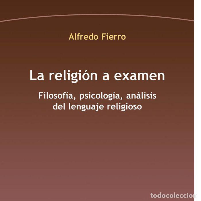 Libros: RELIGION A EXAMEN,LA - FIERRO, ALFREDO