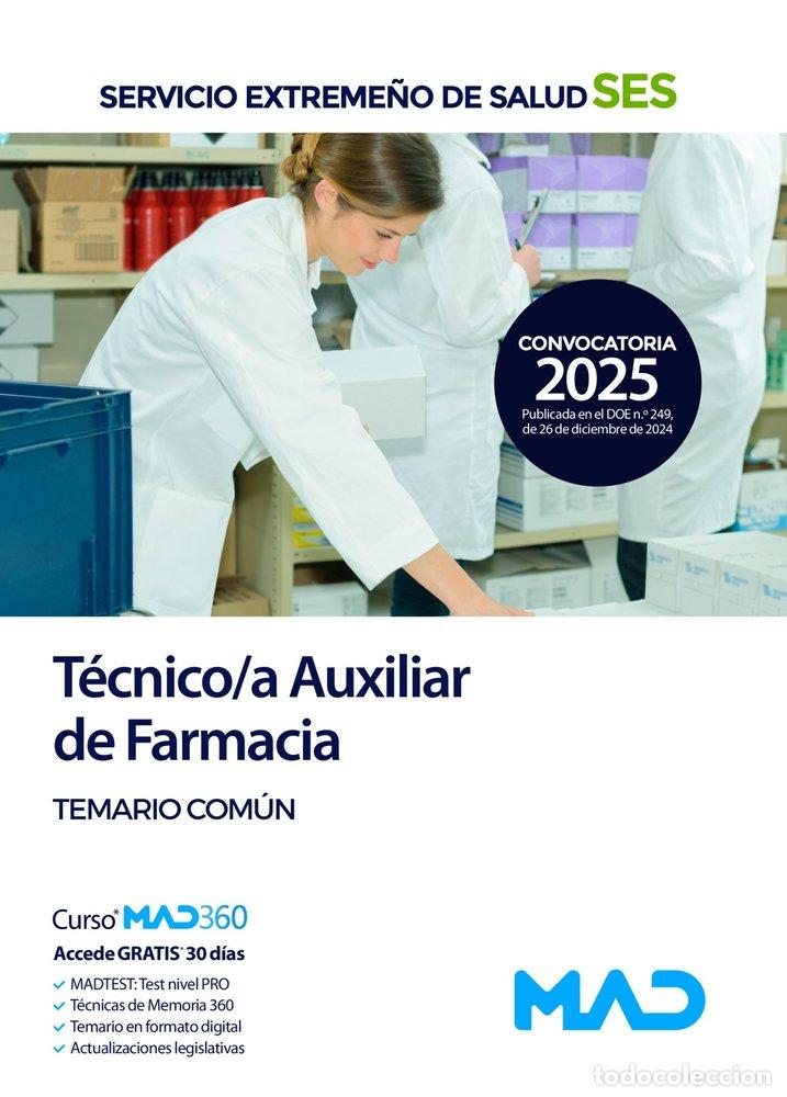 books: TECNICO/A AUXILIAR FARMACIA TEMARIO COMUN SES - AA.VV