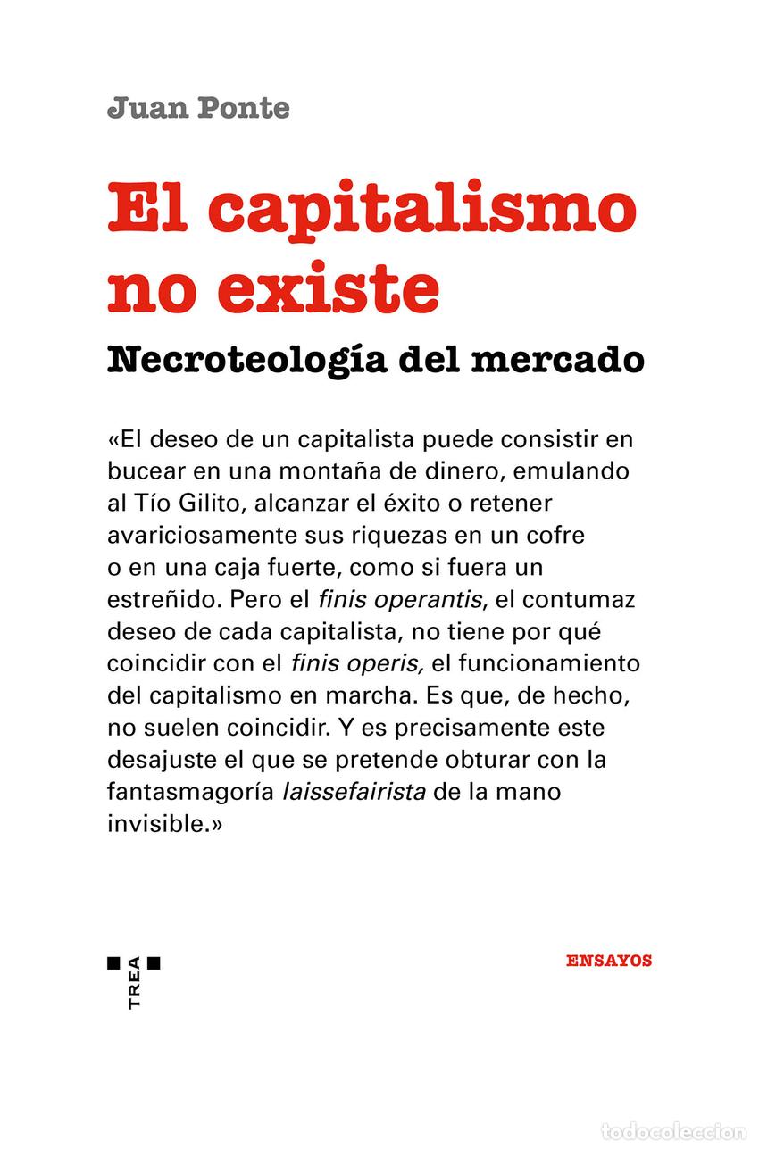 Livros: EL CAPITALISMO NO EXISTE - Gonz&aacute;lez Ponte, Juan