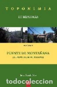 B&uuml;cher: TOPONIMIA DE RIBAGORZA. MUNICIPIO DE PUENTE DE MONTA&Ntilde;ANA - TERRADO PABLO, JAVIER
