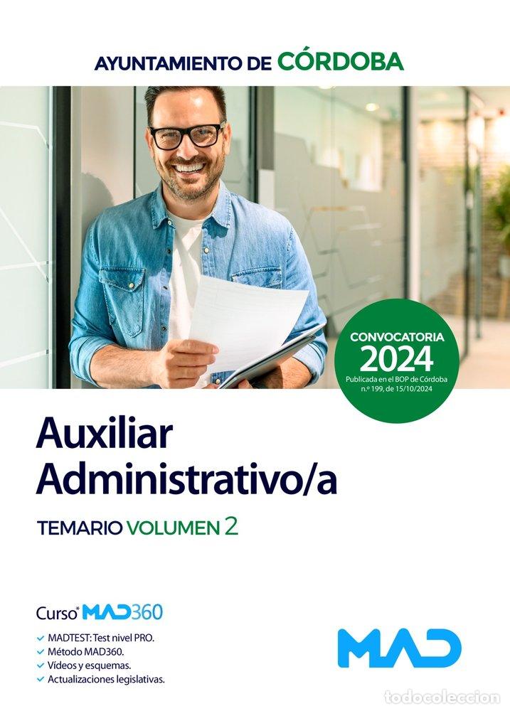 Libros: AUXILIAR ADMINISTRATIVO AYUNTAMIENTO CORDOBA TEMARIO VOL 2 - AA.VV.