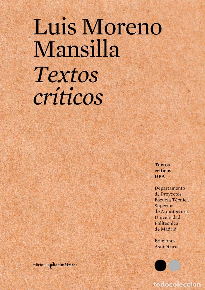 Libros: TEXTOS CRITICOS 15 - M. MANSILLA, LUIS