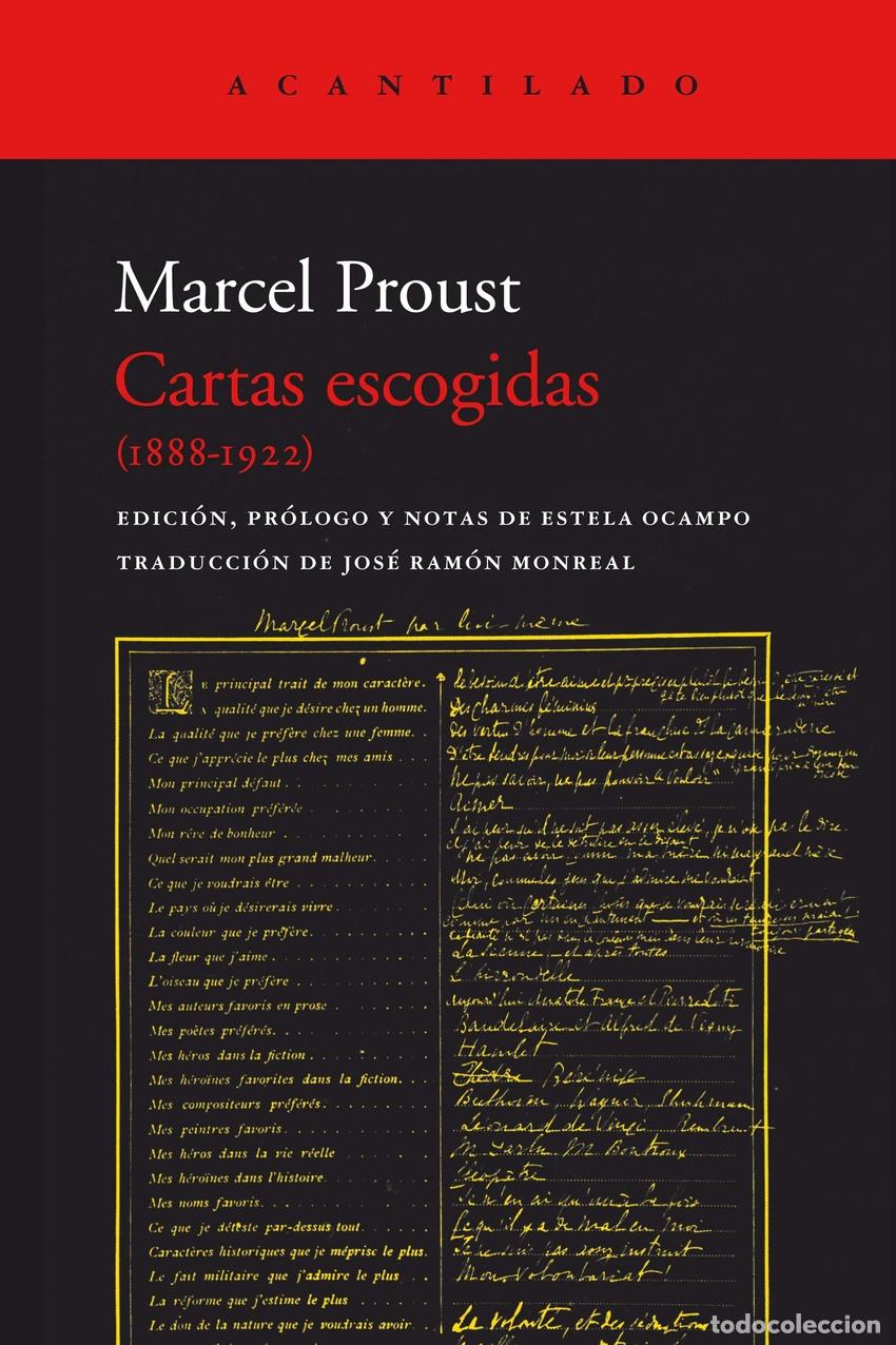 Libros: CARTAS ESCOGIDAS (1888-1922) - Proust, Marcel