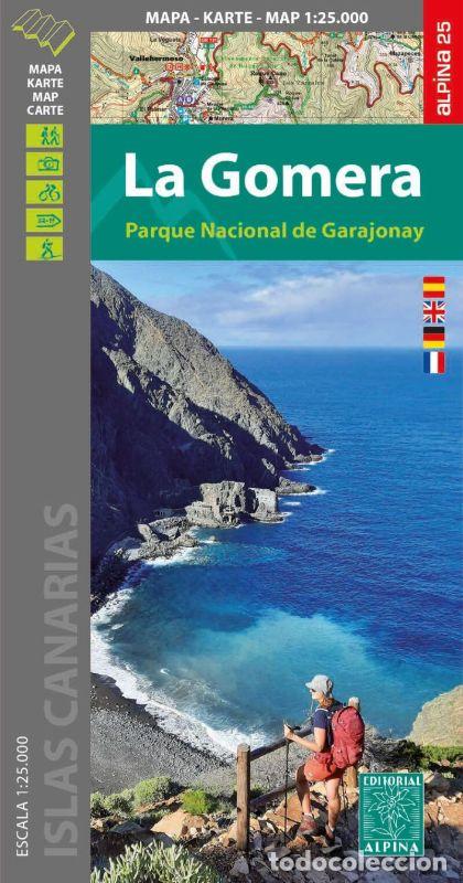 Libri: LA GOMERA - PARQUE NACIONAL GARAJONAY *MAPA ALPINA 1:25.000* - ALPINA