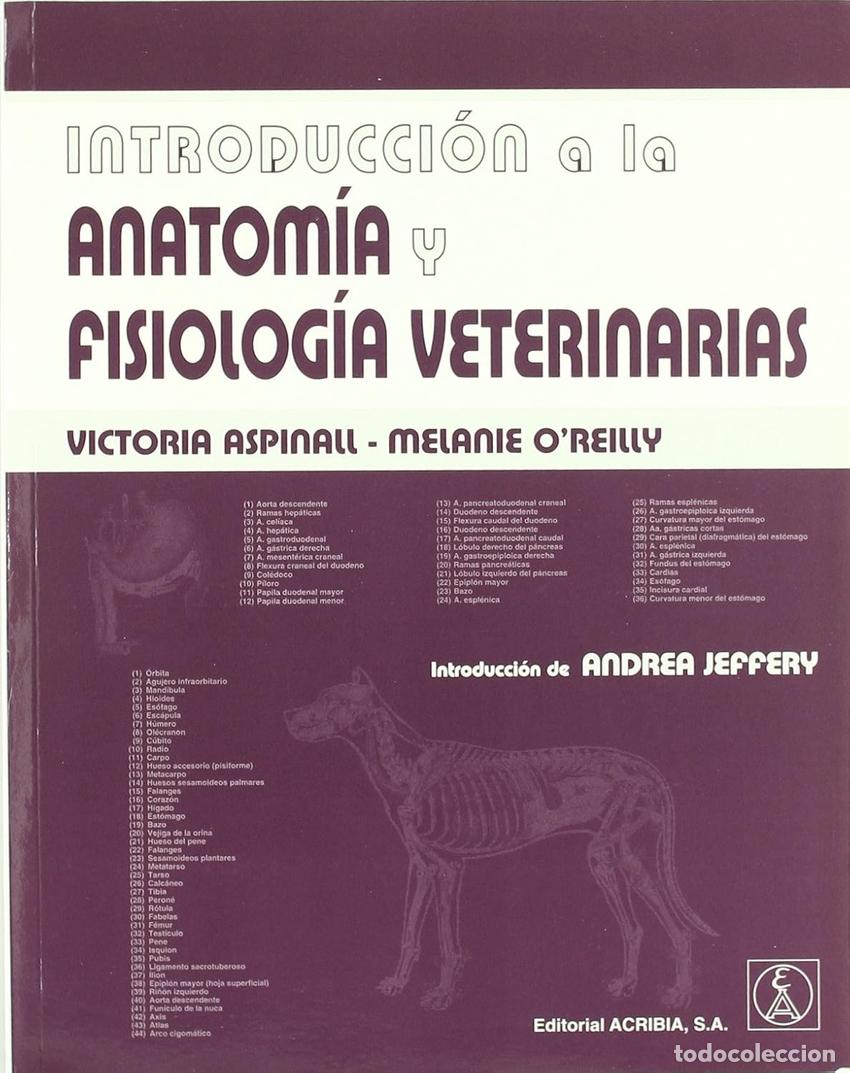 B&uuml;cher: INTRODUCCION A LA ANATOMIA Y FISIOLOGIA VETERINARIAS - Aspinal, Victoria