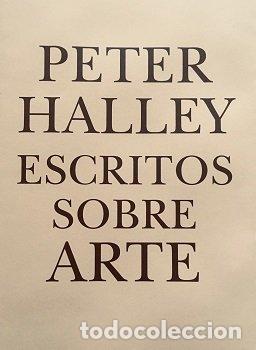 books: ESCRITOS SOBRE ARTE - HALLEY, PETER