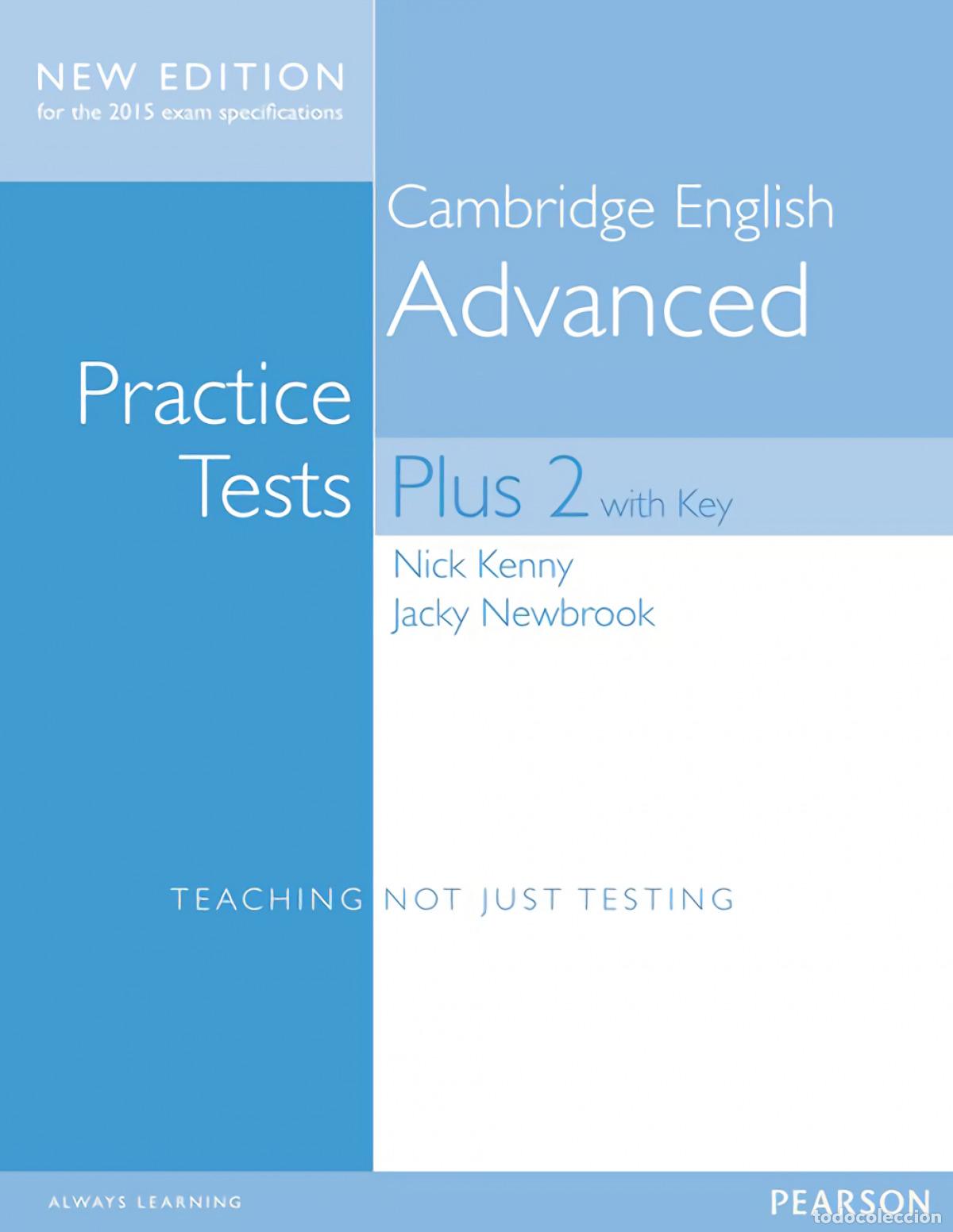 B&uuml;cher: CAMBRIDGE ADVANCED PRACTICE TESTS PLUS +KEY - Kenny, Nick