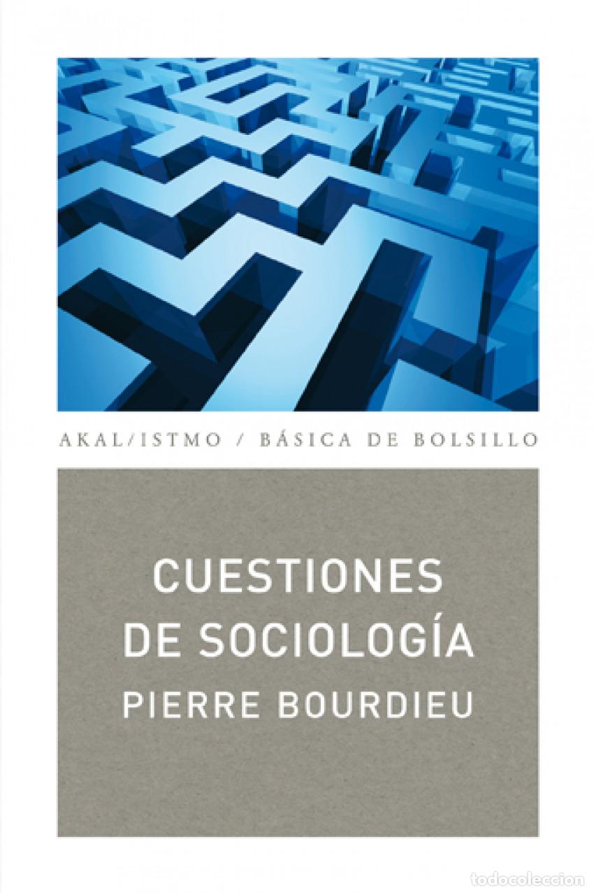 B&uuml;cher: CUESTIONES DE SOCIOLOGIA - Bourdieu, Pierre