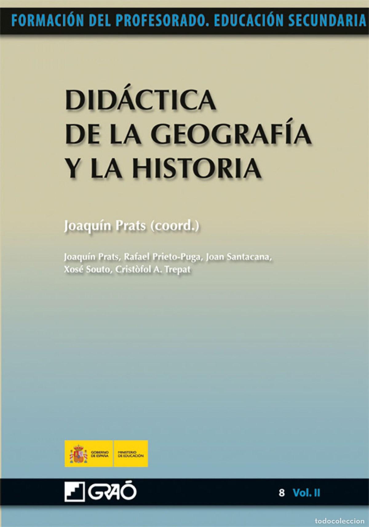 Libri: DID&Aacute;CTICA DE GEOGRAF&Iacute;A Y LA HISTORIA - Prats, Joaquin