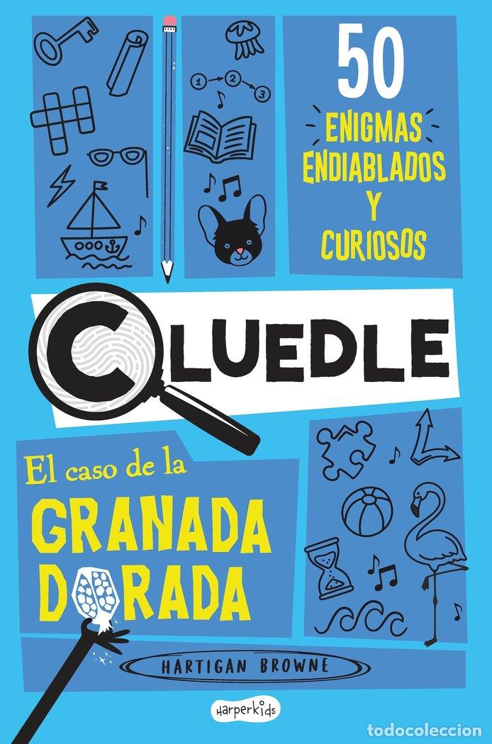 Libri: CLUEDLE EL CASO DE LA GRANADA DORADA 50 ENIGMAS ENDIABLADO - BROWNE, HARTIGAN