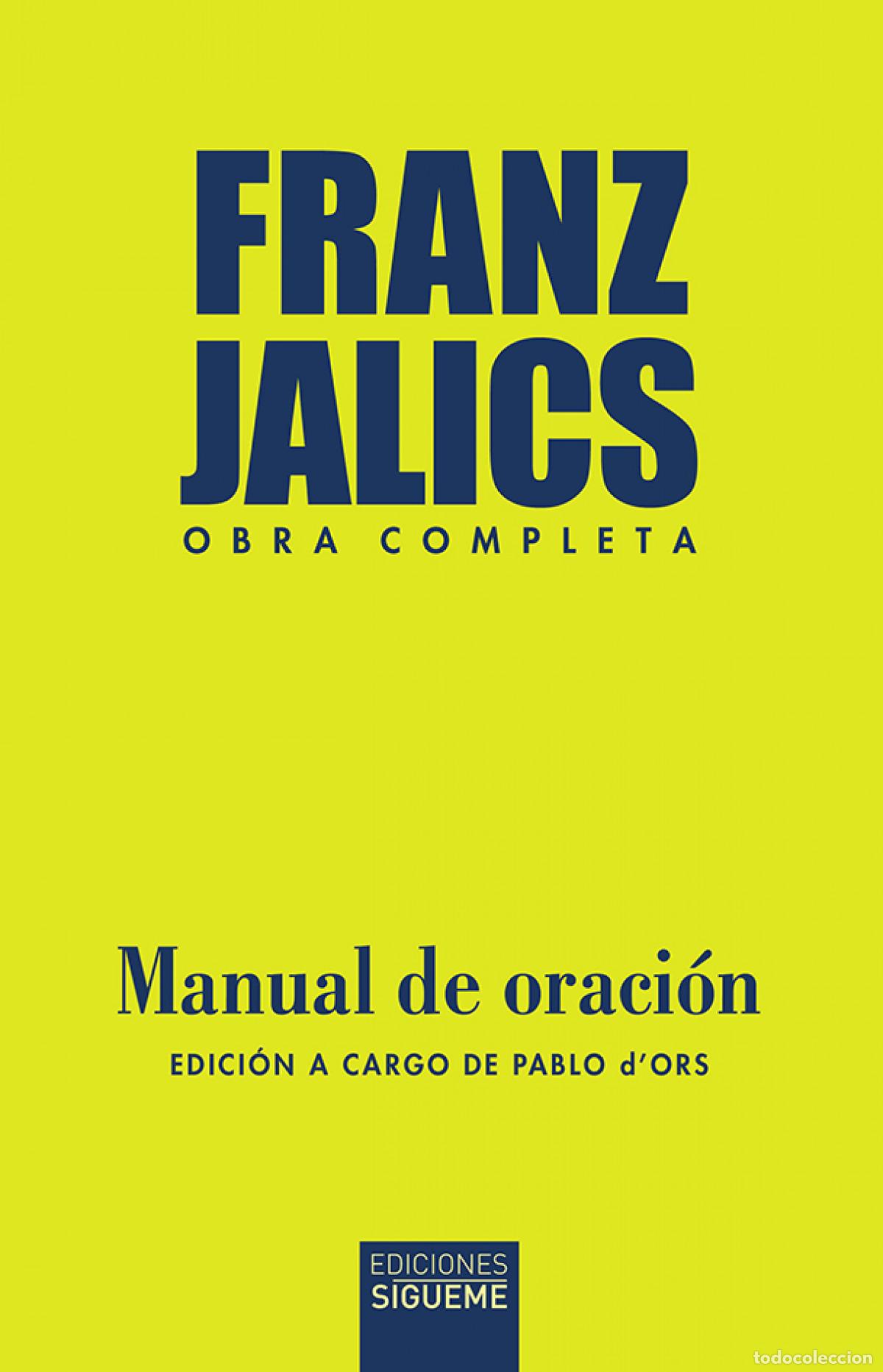 Livros: MANUAL DE ORACI&Oacute;N - Jalics, Franz