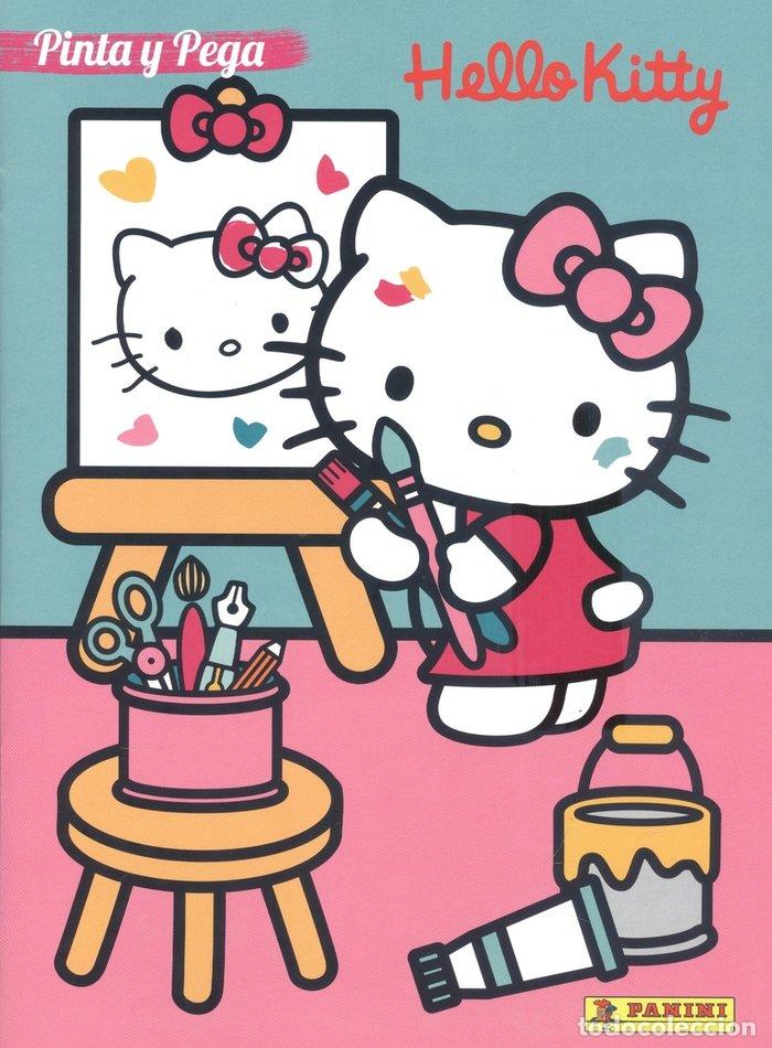 Libros: PINTA Y PEGA HELLO KITTY - AA.VV