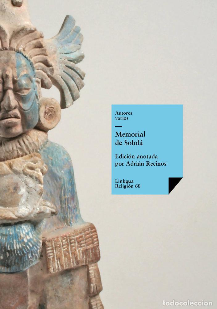 Livros: MEMORIAL DE SOLOL&Aacute; - AA.VV