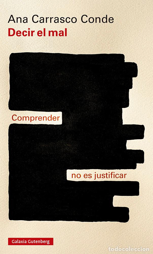 B&uuml;cher: DECIR EL MAL - CARRASCO-CONDE, ANA