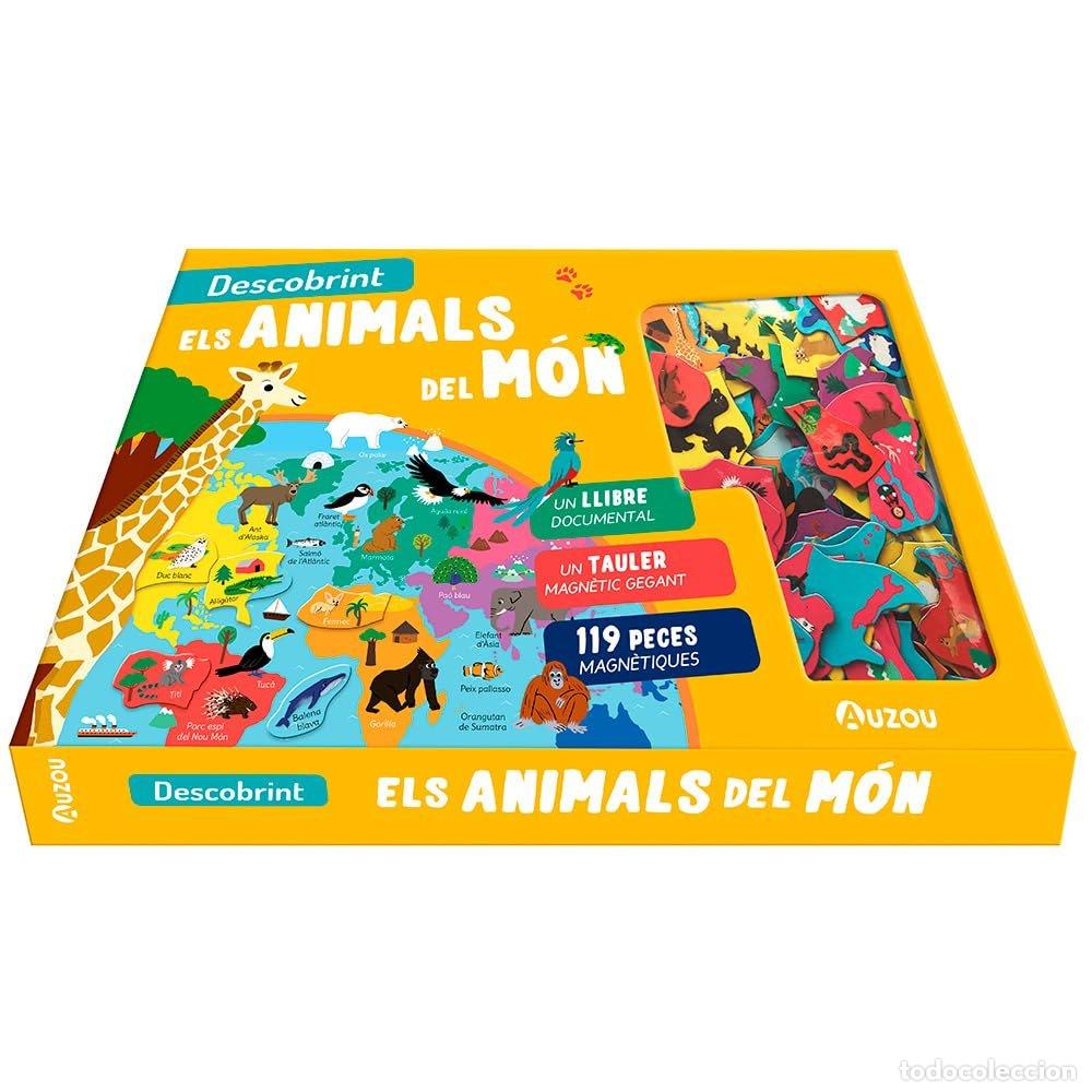 Livros: DESCOBRINT ELS ANIMALS DEL MON TAULER MAGNETIC - BILLIOUD, JEAN-MICHEL