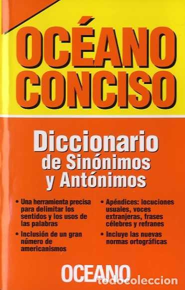 B&uuml;cher: DICCIONARIO DE SINONIMOS Y ANTONIMOS OCEANO CONCISO - AA.VV