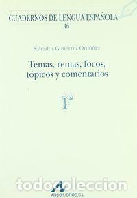 Livres: TEMAS REMAS FOCOS TOPICOS Y COMENTARIOS (R) - GUTIERREZ ORDO&Ntilde;EZ