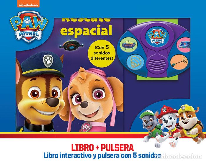 Livres: RESCATE ESPACIAL LIBRO INTERACTIVO Y PULSERA CON SONIDOS P - PATRULLA CANINA