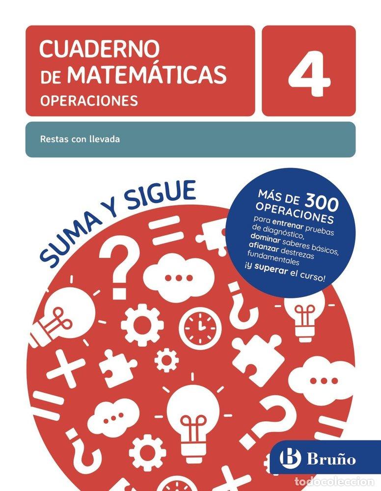 Libros: CUADERNO CALCULO 4 RESTAS CON LLEVADA 25 - GRUPO BRU&Ntilde;O