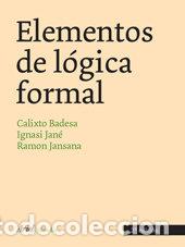 Libros: ELEMENTOS DE LOGICA FORMAL - BADESA