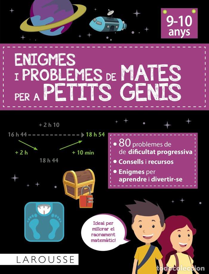 Libros: ENIGMES I PROBLEMES DE MATES PER A PETITS GENIS (9-10 ANYS) - AURIOL, SYLVAINE