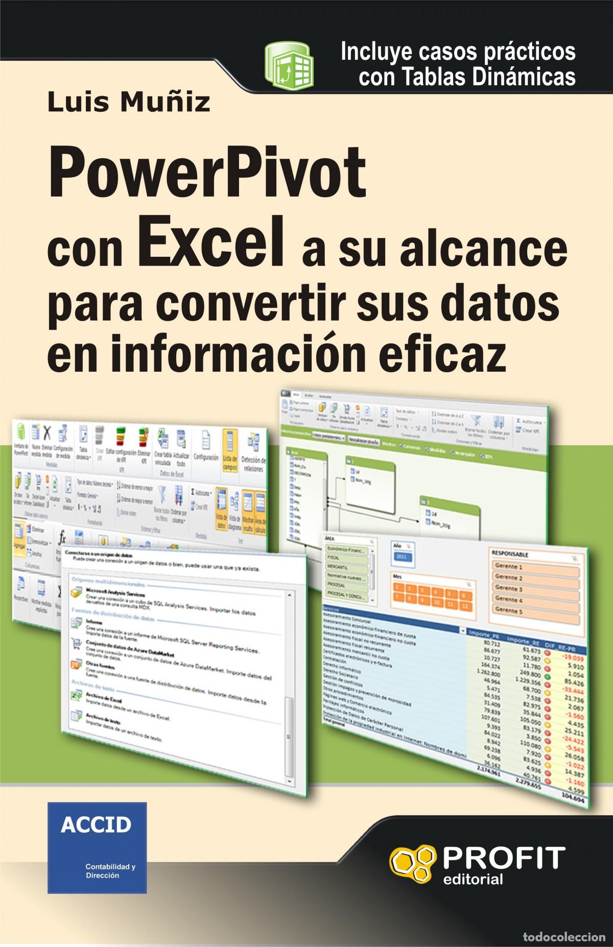 Libri: POWERPIVOT CON EXCEL A SU ALCANCE PARA C - Mu&ntilde;iz Gonzalez