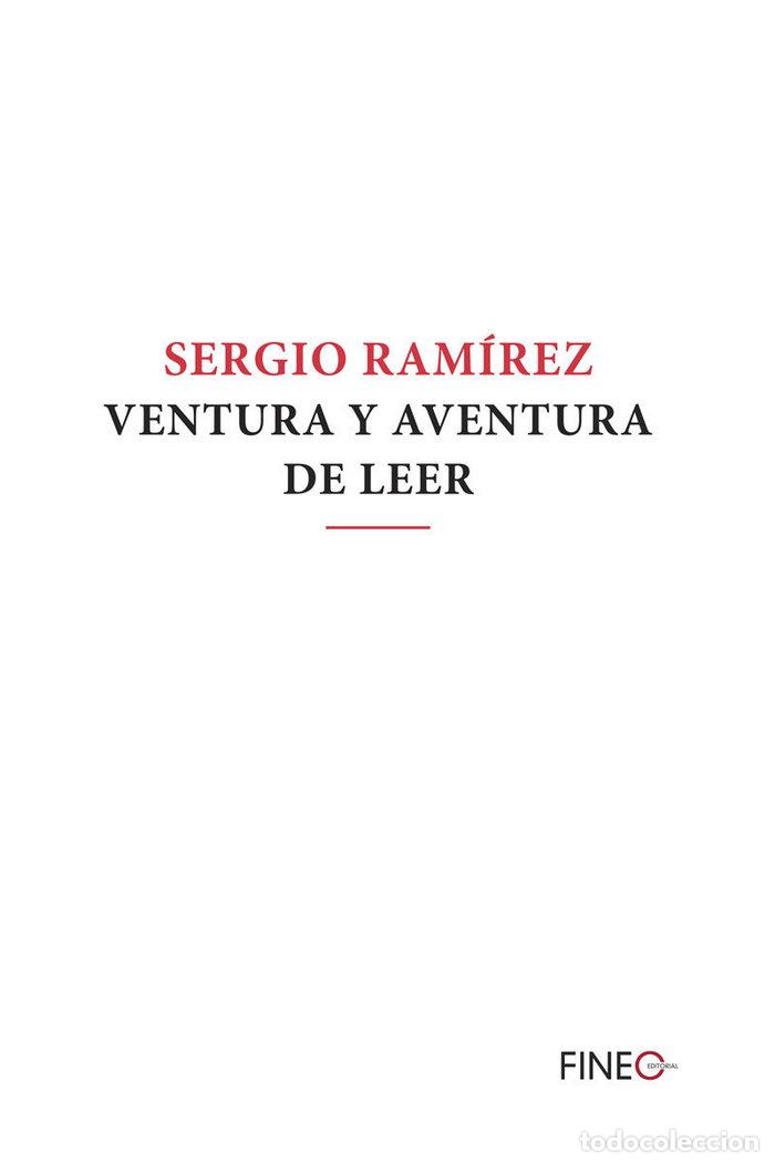 Libri: VENTURA Y AVENTURA DE LEER - RAMIREZ, SERGIO