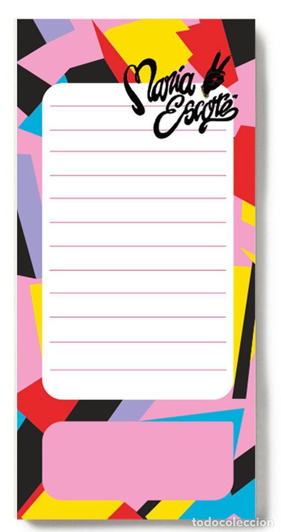 books: BLOC DE NOTAS MARIA ESCOTE - ESCOTE, MARIA