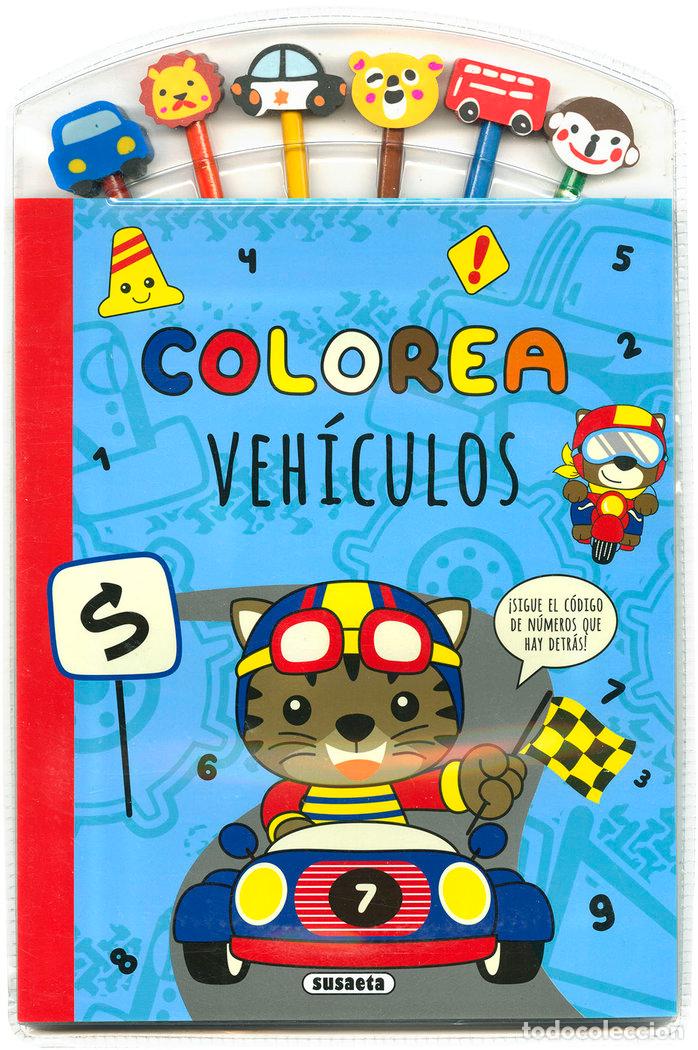 Libros: COLOREA VEHICULOS - SUSAETA, EQUIPO