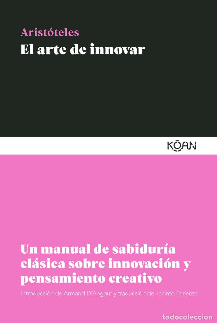 Libros: ARTE DE INNOVAR,EL - ARISTOTELES